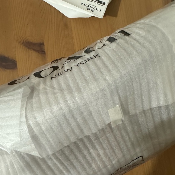 🥰 Coach Charter Belt Bag 7 In Micro Signature Jacquard Cocoa/Burnished Amber - Picture 11 of 11